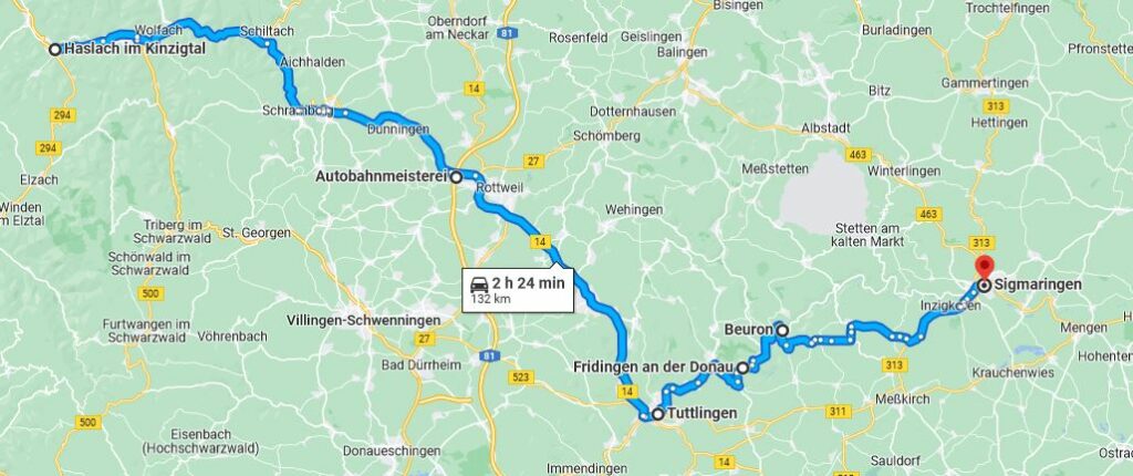Fahrt zum Altroller-Treffen nach Sigmaringen 2022